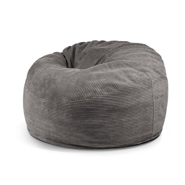 Ciemnoszary sztruksowy worek do siedzenia Om 110 – SLOWDOWN