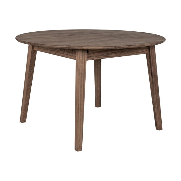 Okrągły rozkładany stół z litego drewna dębowego ø 118 cm Metz – House Nordic
