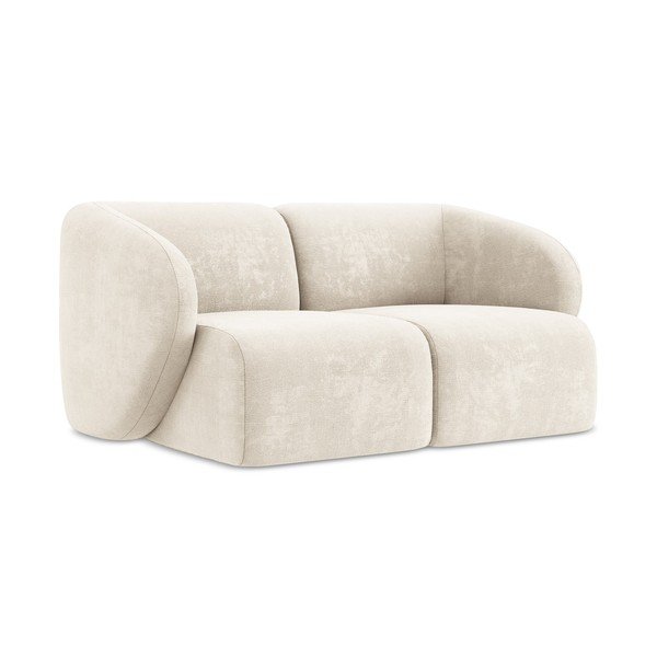Beżowa sofa z tkaniny szenilowej 174 cm Lani – Makamii-image-1