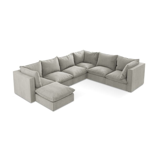 Jasnoszary narożnik (prawostronny/w kształcie litery U) Manao – Makamii-image-1