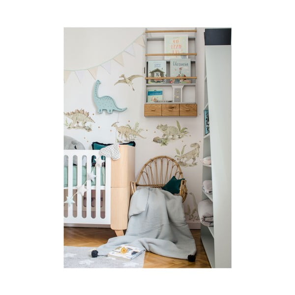 Zestaw naklejek ściennych dla dzieci z motywami dinozaurów Dekornik Happy Dino, 70x70 cm-image-2