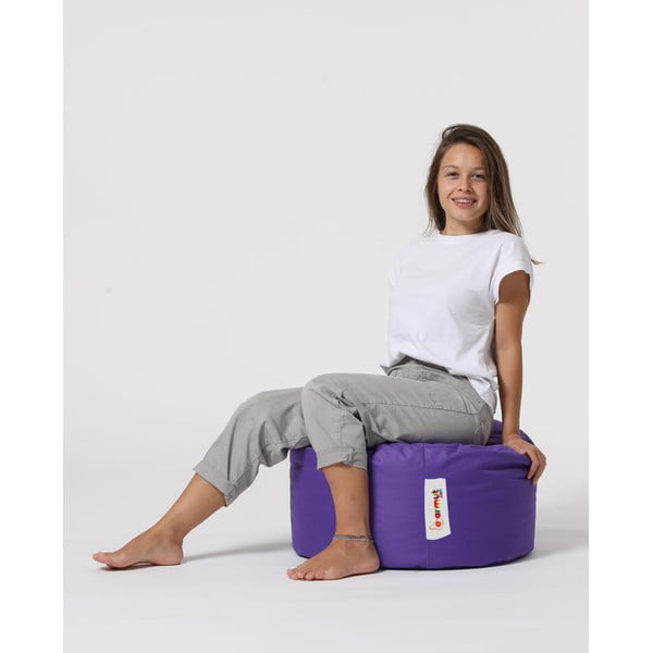 Fioletowy puf ogrodowy Round – Floriane Garden-image-1