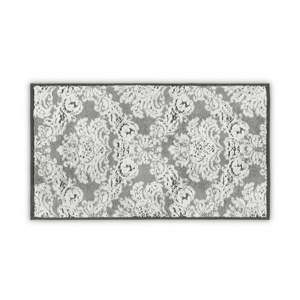 Szary bawełniany ręcznik 33x33 cm Damask – Foutastic