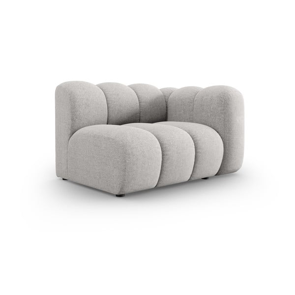 Jasnoszary moduł sofy (prawostronny) Lupine – Micadoni Home-image-2