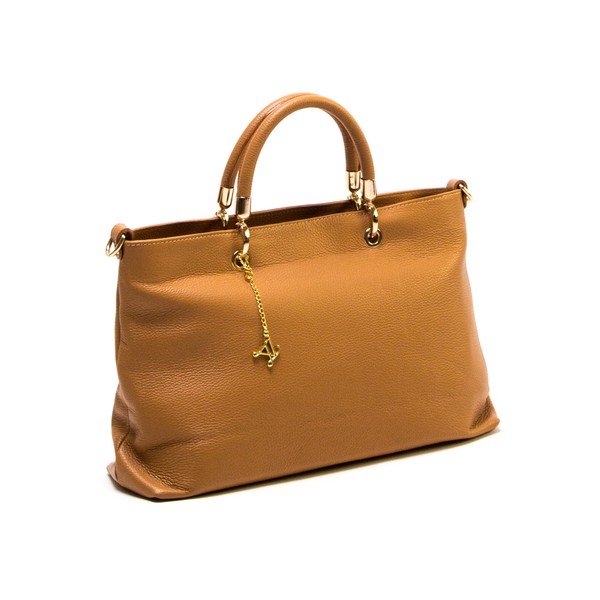 Skórzana torebka Luisa Vannini 1131 Cognac-image-1