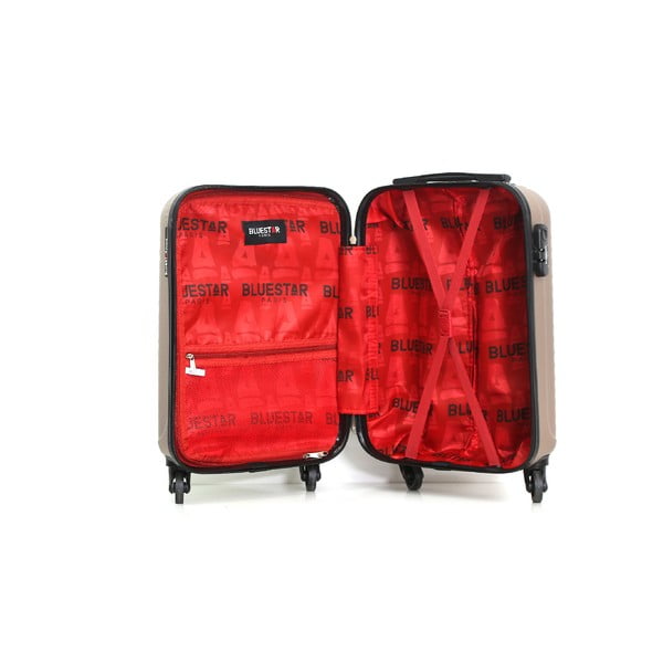 Beżowa walizka podręczna na kółkach Bluestar Atlanta, 32 l-image-1