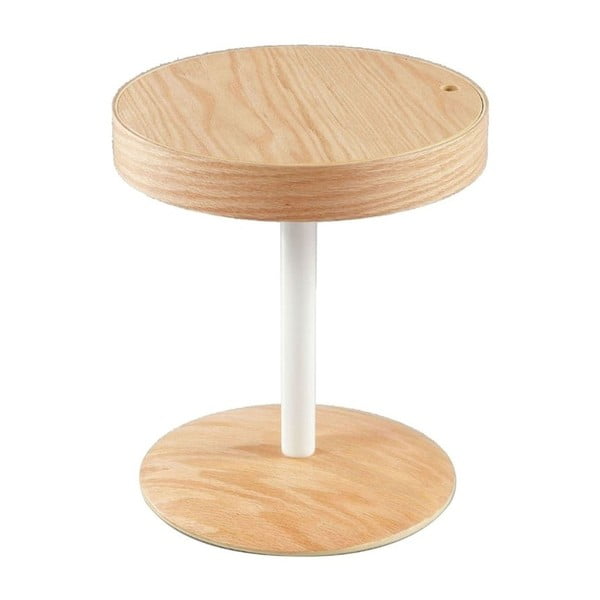 Brązowy stolik ze schowkiem Design Twist Lampang
