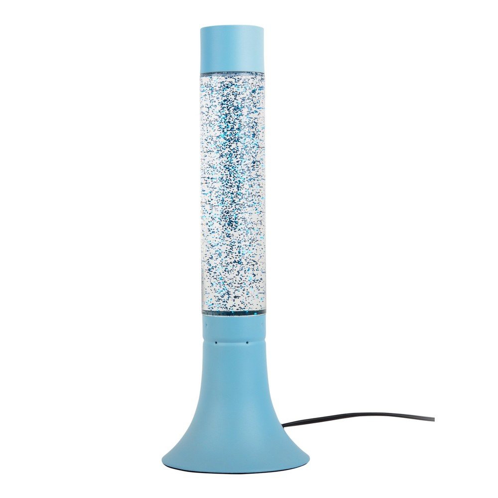Niebieska lampa stołowa ze szklanym kloszem (wysokość 37,5 cm) Astro Glittler – Leitmotiv