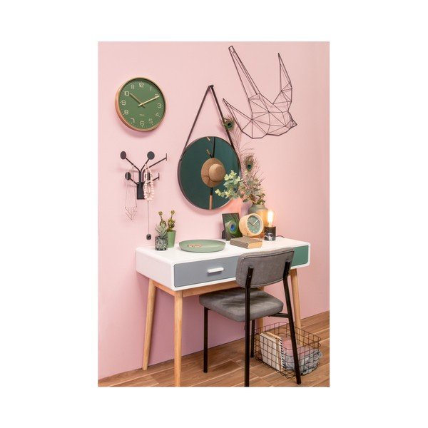 Zielono-szara konsola z 2 szufladami Leitmotiv Neat-image-2