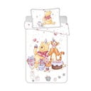Biała bawełniana pościel dziecięca do łóżeczka 100x135 cm WTP "Birthday party" – Jerry Fabrics
