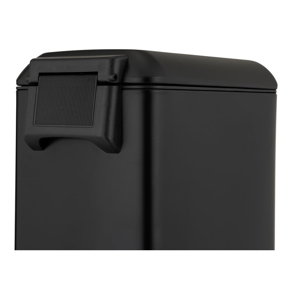 Stalowy kosz na śmieci z pedałem w kolorze matowej czerni 20 l Design – Wenko (zdjęcie 4)