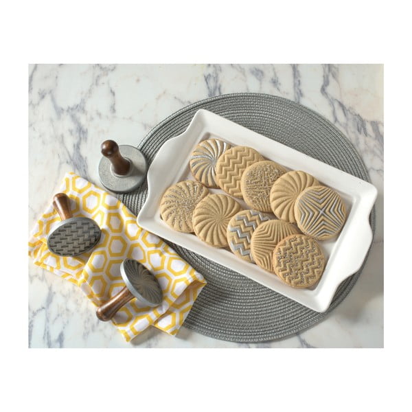 Zestaw 3 stempli do ciastek Nordic Ware Geo-image-2