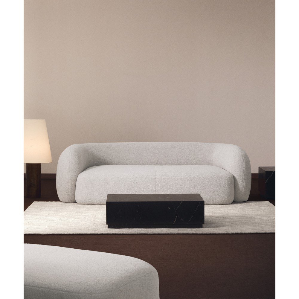 Czarny marmurowy stolik 50x100 cm Sorein – Kave Home (zdjęcie 3)
