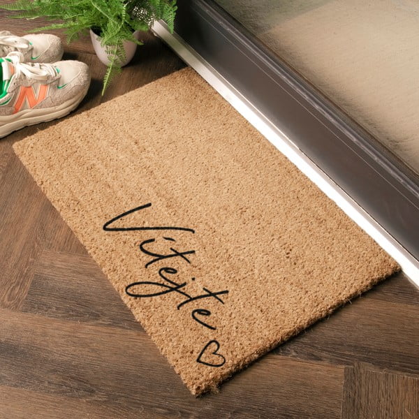 Wycieraczka z włókna kokosowego 40x60 cm Vítejte – Artsy Doormats-image-1