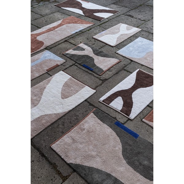 Ciemnozielony bawełniany dywan odpowiedni do prania 50x80 cm Figura – Mette Ditmer Denmark-image-4