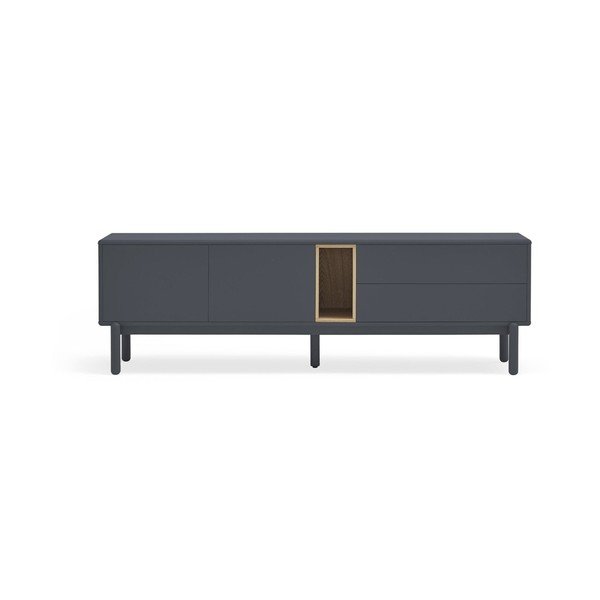 Ciemnoszara szafka pod TV 180x56 cm Corvo – Teulat