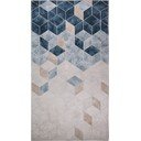 Granatowo-kremowy dywan odpowiedni do prania 150x80 cm – Vitaus