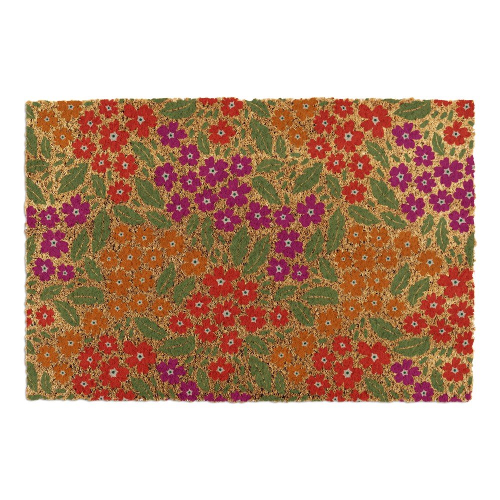 Wycieraczka z włókna kokosowego 40x60 cm Floral – Artsy Doormats