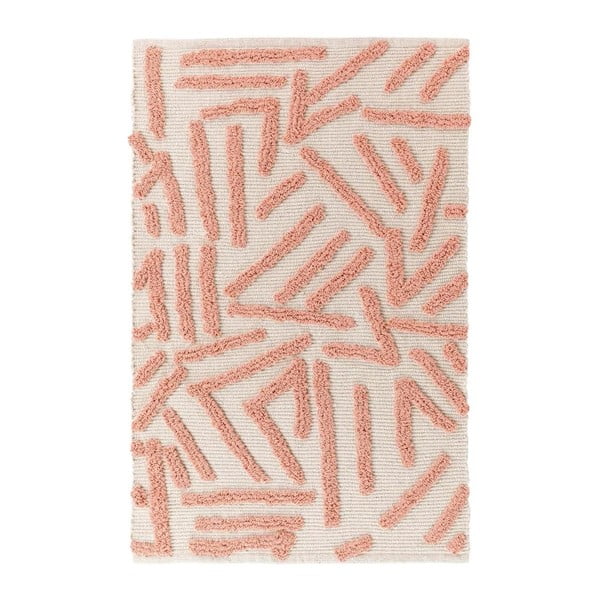 Różowo-kremowy dywan odpowiedni do prania 60x90 cm Athena – douceur d'intérieur