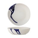 Biało-niebieska kamionkowa miska 2,22 l Okayama – Bloomingville