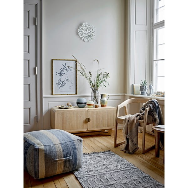 Komoda z litego drewna kauczukowego w naturalnym kolorze 120x55x45 cm Serrone – Bloomingville-image-1