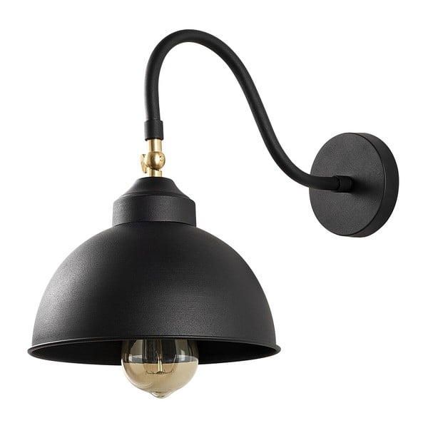 Czarny metalowy kinkiet Opviq lights Fotini-image-4