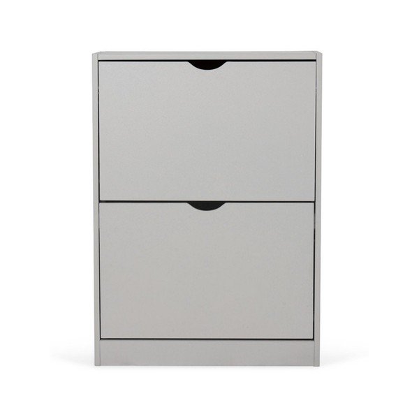Szara uchylna szafka na buty 50x82x24 cm Stelo – Bonami Essentials-image-3