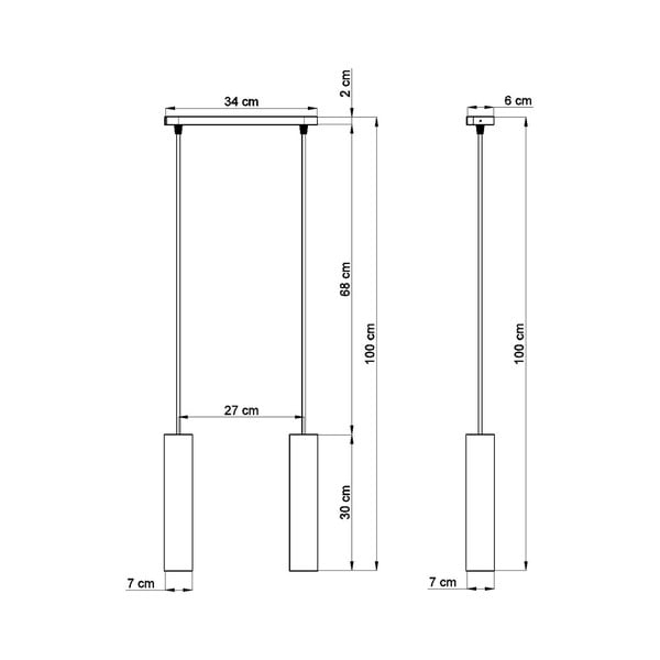 Betonowa lampa wisząca Sollux Fadre, dł. 34 cm-image-3