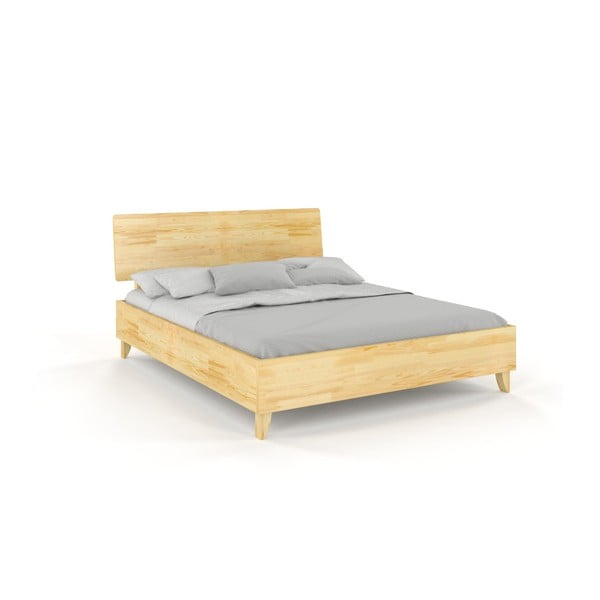 Łóżko 2-osobowe z litego drewna sosnowego SKANDICA Viveca, 200x200 cm