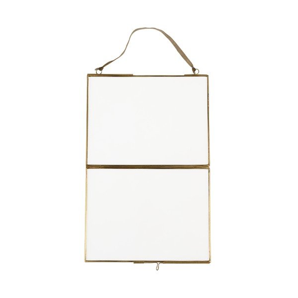 Metalowa ramka ścienna w kolorze złota 20x15 cm – Rex London-image-2