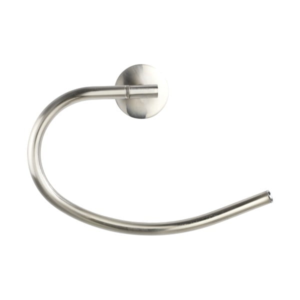 Ścienny uchwyt na ręczniki z matowego metalu nierdzewnego Wenko Cuba-image-2