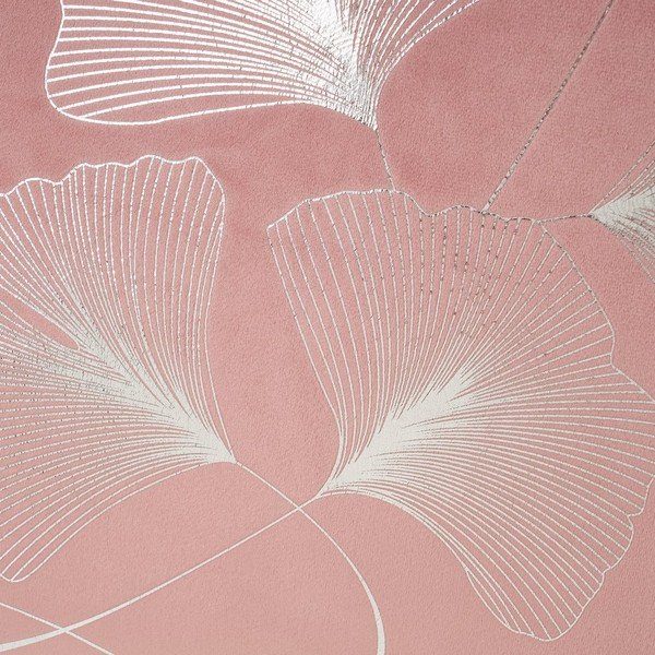 Aksamitna poduszka dekoracyjna 45x45 cm Ginkgo Mauve – Casa Selección-image-1
