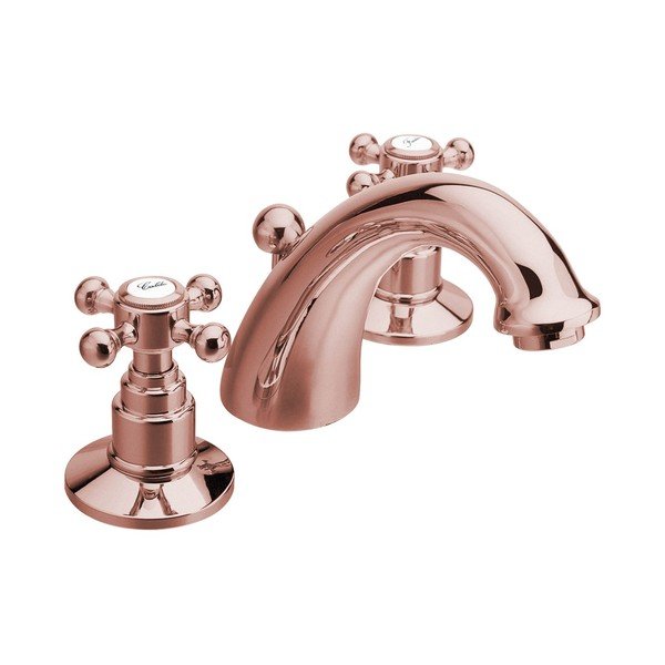 Różowa bateria umywalkowa Antea – Sapho