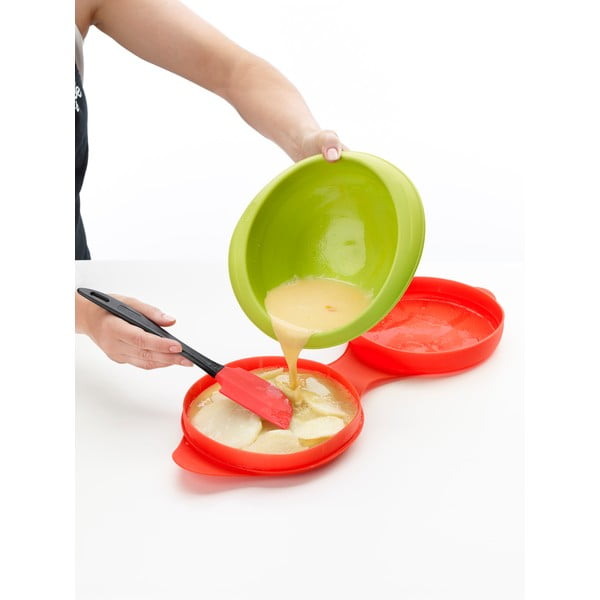 Czerwona silikonowa forma do omletów Lékué Spanish-image-2