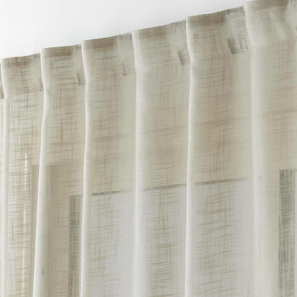 Brązowa firanka 140x240 cm Haltona – douceur d'intérieur-image-1