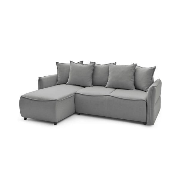 Jasnoszary rozkładany narożnik (lewostronny) Leon – Bobochic Paris-image-3