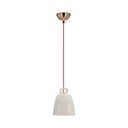 Biały żyrandol dziecięcy z ceramicznym kloszem Sewilla – Candellux Lighting
