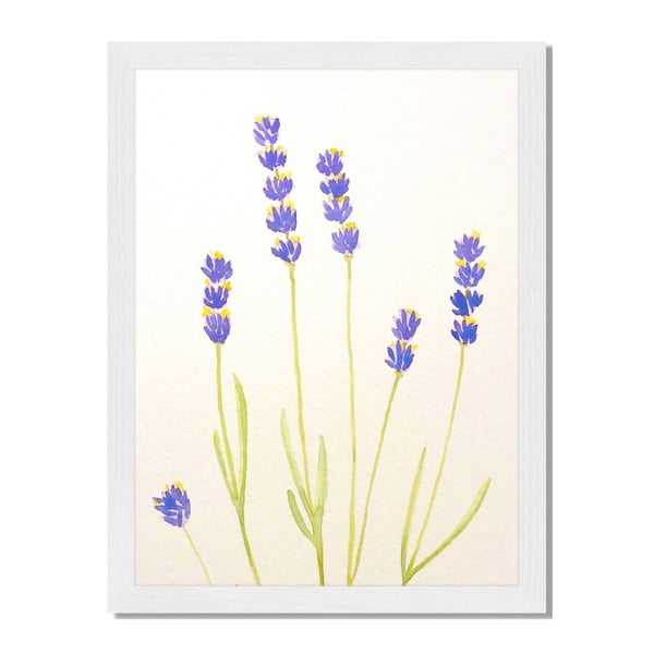 Obraz w ramie Liv Corday Provence Lavender, 30x40 cm