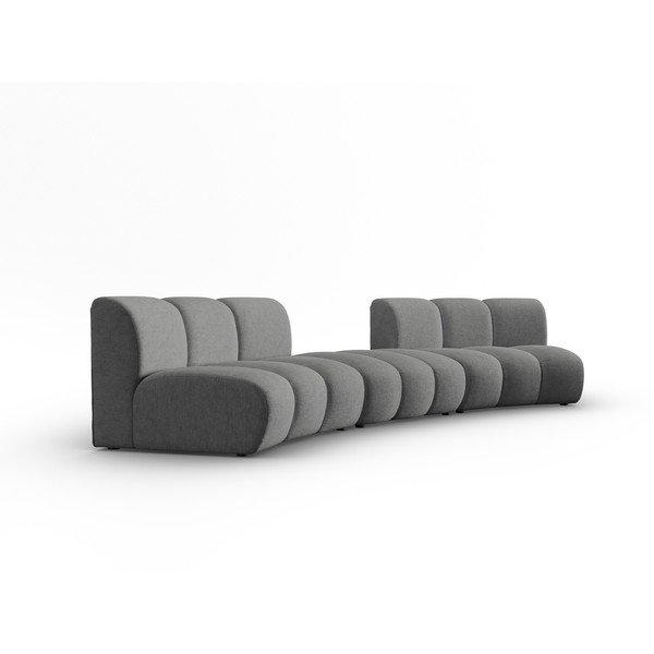 Szara sofa 367 cm Lupine – Micadoni Home-image-2