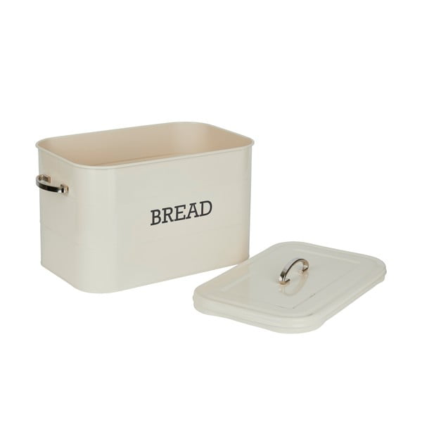 Kremowy metalowy pojemnik na chleb Kitchen Craft Nostalgia-image-3