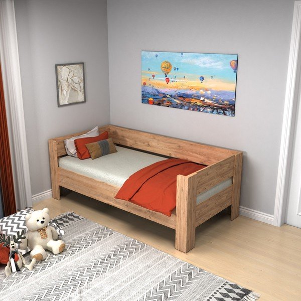 Łóżko jednoosobowe 90x190 cm Malina – Kalune Design-image-2