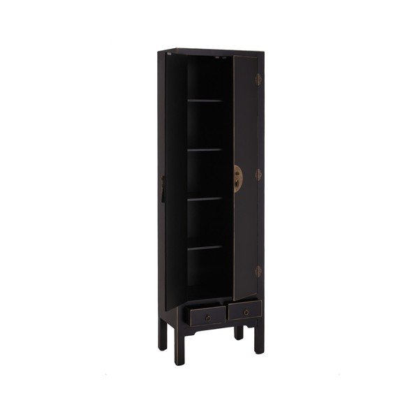 Czarna szafa 55x185 cm Oriente – Ixia-image-2