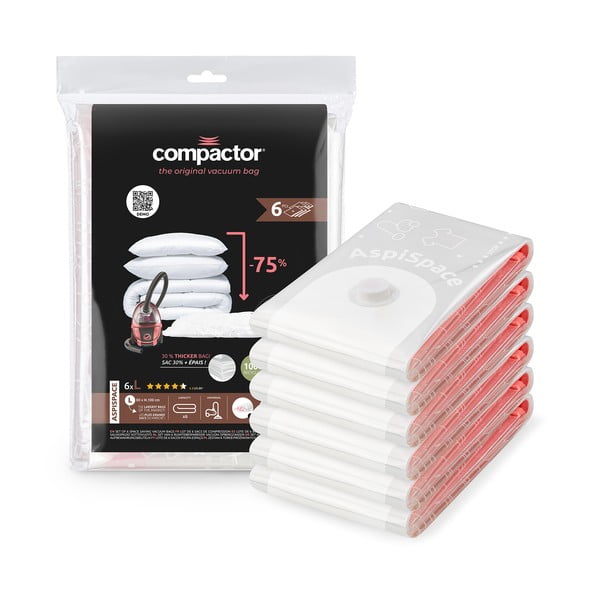 Worki próżniowe zestaw 6 szt. Vacuum L – Compactor
