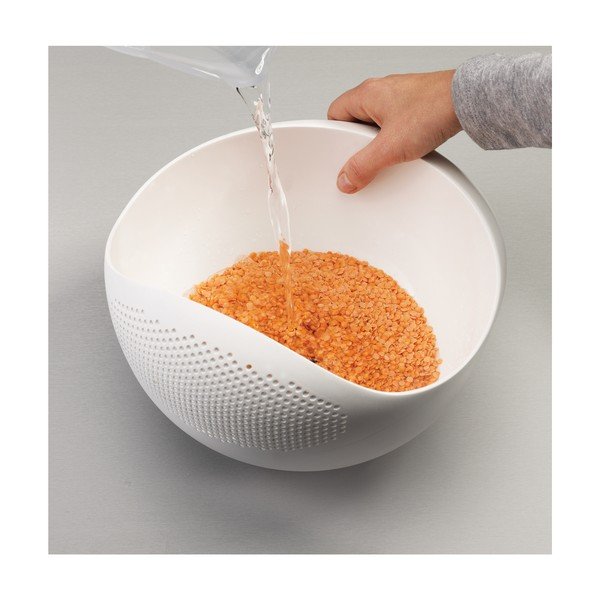 Biała misa z sitkiem Joseph Joseph Prep&Serve, dł. 29 cm-image-1