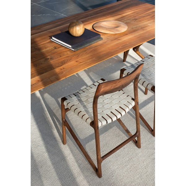 Biało-brązowe krzesło Fawn – Gazzda-image-3