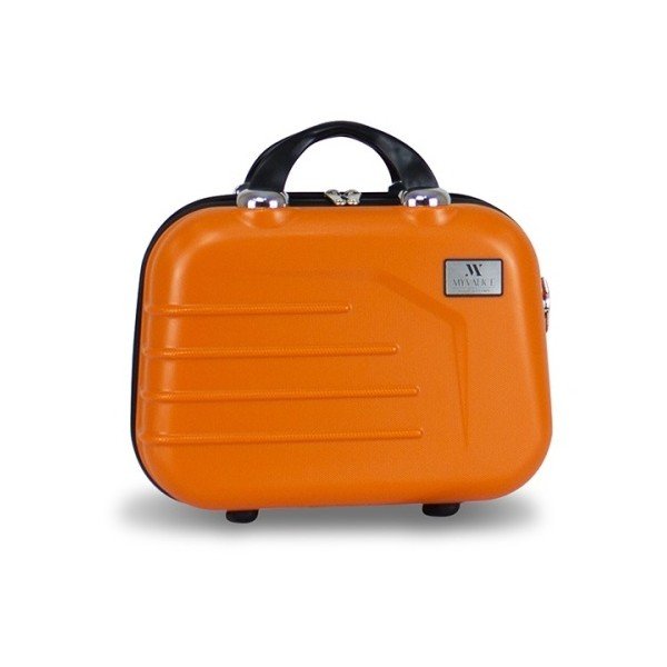 Pomarańczowy kuferek podróżny My Valice PREMIUM Make Up & Hand Suitcase