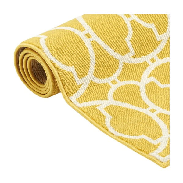 Żółty dywan odpowiedni na zewnątrz Floorita Interlaced, 160x230 cm-image-2