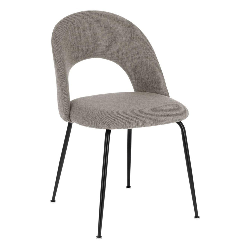 Szare tapicerowane krzesło Mahalia – Kave Home