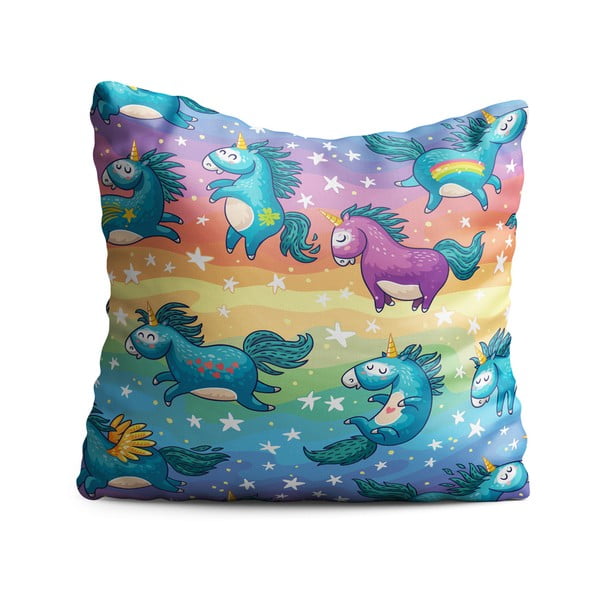 Poduszka dziecięca OYO Kids Unicorn Pattern, 40x40 cm