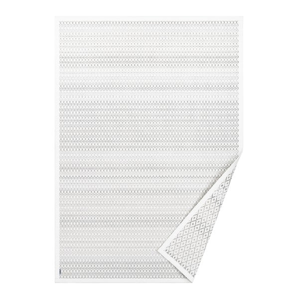 Biały wzorowany dwustronny dywan Narma Tsirgu, 250x80 cm